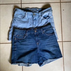 Seven 7 denim shorts size 6 - lot of 2